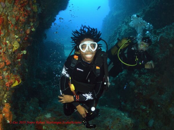 First diving in Martinique