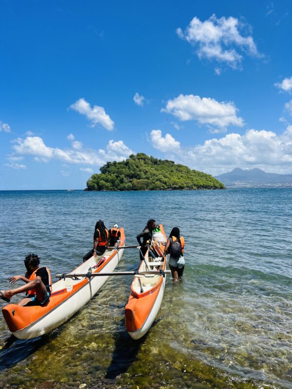 Dugout canoe trip in Martinique