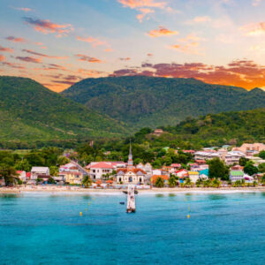 Martinique Les Anses d'Arlet Bay on the Caribbean Island.